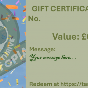 Confetti Design Gift Certificate