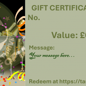 Champagne Design Gift Certificate